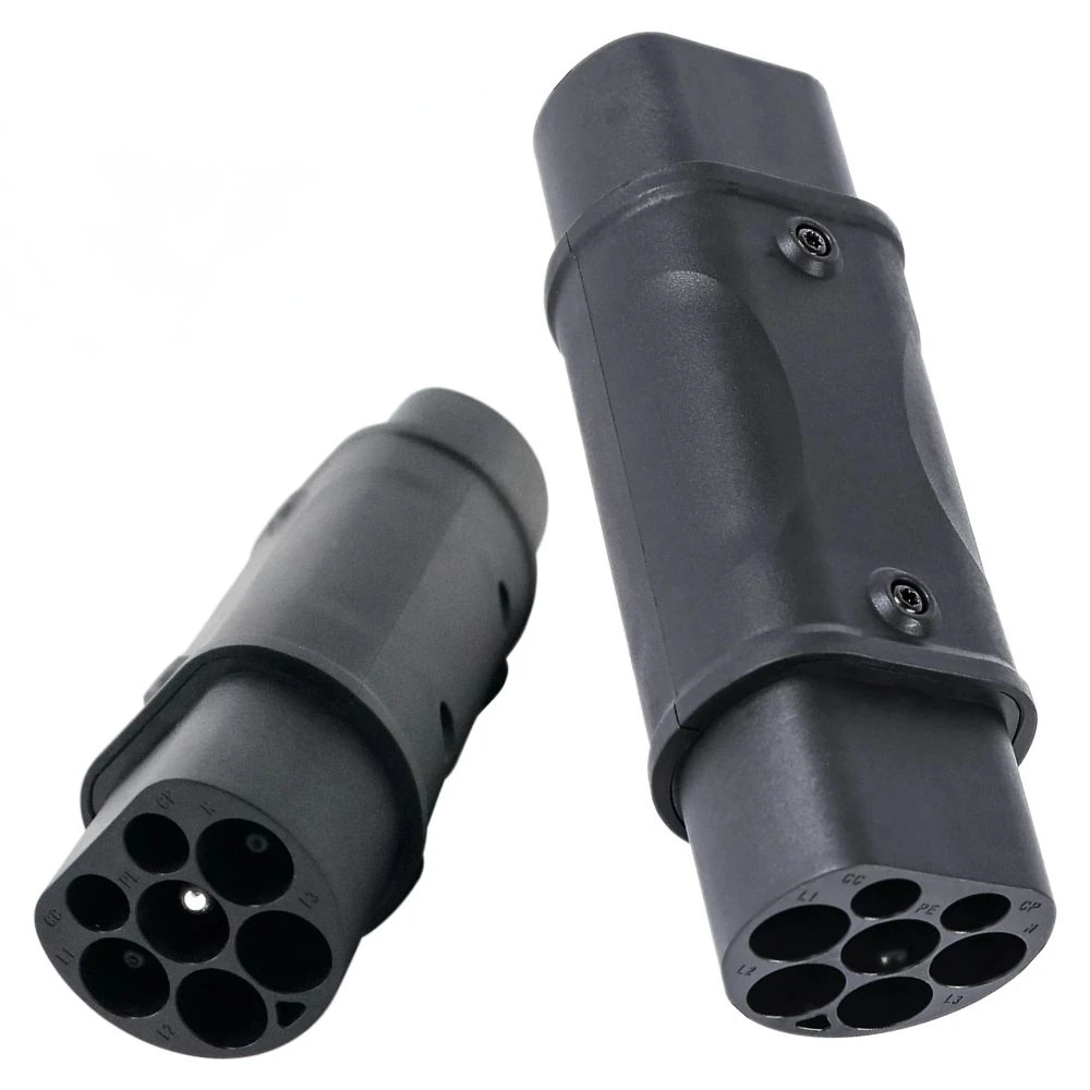 GBT - Type2 AC Adaptör Siyah