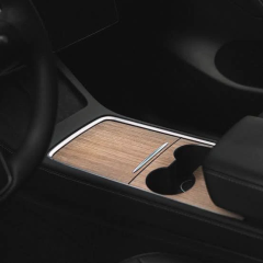Tesla Model 3/Y Orta Konsol Ahşap Kaplama