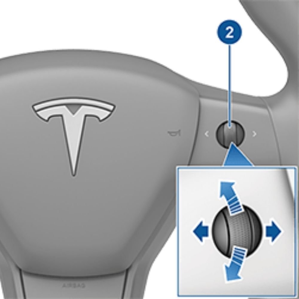 Tesla Model 3 Sağ Ses Tuşu Roler